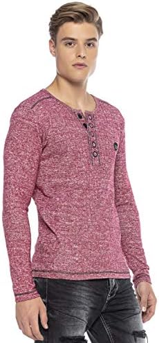 Cipo & Baxx Herren Sweatshirt Series – Stylischer Pullover im Modernen Streetwear Look mit Rundhals & Print – Comfortabl