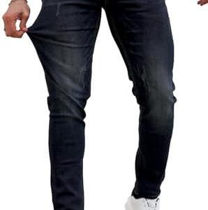 Gingtto Jeans Herren Slim Fit Stretch Jeanshose - Komfortabel und Stilvoll für jeden Tag | Gingtto Herren Skinny Denim