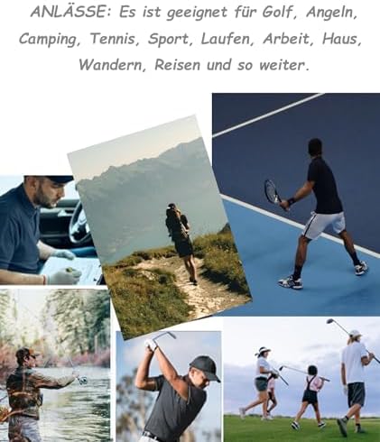 SwissWell 5er Pack Herren Polo T-Shirt Atmungsaktiv leicht Golfessen