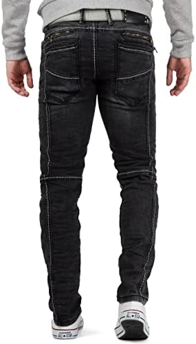 Cipo & Baxx Herren Jeans – Stylische Regular-Fit Denim mit Stone-Washed-Design & Used-Look | Bequeme & modische Jeans fü – Bild 16