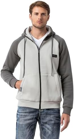 Cipo & Baxx Herren Sweatjacke Hoodie Serie - Stylischer Pullover im Modernen Casual Streetwear Stil für den Alltag, Frei