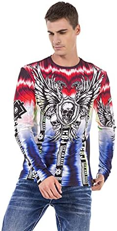 Cipo & Baxx Herren Sweatshirt Series – Stylischer Pullover für Streetwear Lovers – Bequemer Rundhalseinheitsprint Sweate