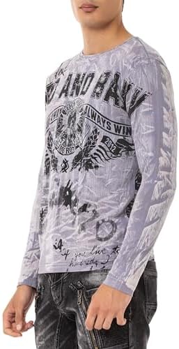 Cipo & Baxx Herren Sweatshirt Series – Stylischer Pullover im Modernen Streetwear Look – Bequemer Sweater für Alltag & F