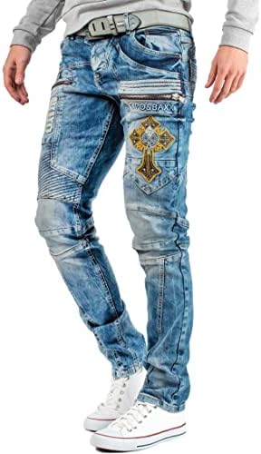 Cipo & Baxx Herren Jeans – Stylische Regular-Fit Denim mit Stone-Washed-Design & Used-Look | Bequeme & modische Jeans fü – Bild 40