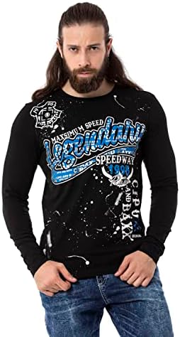 Cipo & Baxx Herren Sweatshirt Series – Stylischer Pullover im Modernen Streetwear Look – Bequemer Sweater für Alltag & F