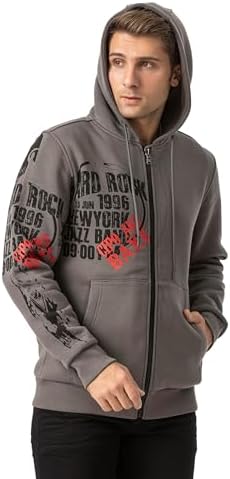 Cipo & Baxx Herren Sweatjacke Hoodie Serie - Stylischer Pullover im Modernen Casual Streetwear Stil für den Alltag, Frei