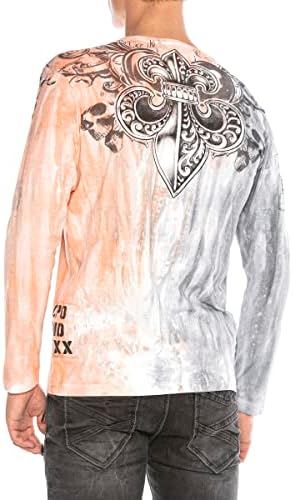 Cipo & Baxx Herren Sweatshirt Stylischer Pullover für moderne Streetwear Look – Bequemer Sweater für Alltag, Freizeit &