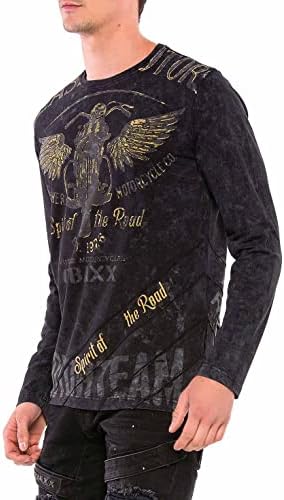 Cipo & Baxx Herren Sweatshirt Stylischer Pullover für moderne Streetwear Look – Bequemer Sweater für Alltag, Freizeit &