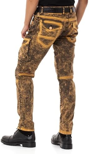 Cipo & Baxx Herren Stretch Jeanhose Slim Fit Trendig und bequem | Cipo & Baxx Männer Stretch Jeanshosen Slim Fit Premiu