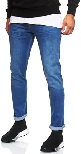 Premium Herren StretchSlim Fit Jeanshose Basics Cotton-Stretch Streetwear | Premium StretchSlim Fit Jeanshose für Herre
