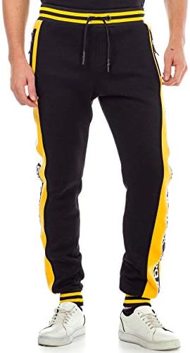 Cipo & Baxx Herren Jogginghose Series - Bequeme Freizeithose mit sportlichem Schnitt und modischem Design für Alltagsgeb