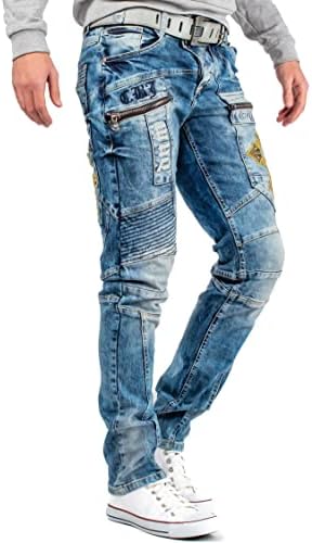 Cipo & Baxx Herren Jeans – Stylische Regular-Fit Denim mit Stone-Washed-Design & Used-Look | Bequeme & modische Jeans fü – Bild 41