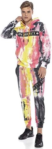 Cipo & Baxx Herren Jogginganzug Series – Zweiteiliges Set aus Kapuzenjacke und Jogginghose für Sport- und Casual-User im