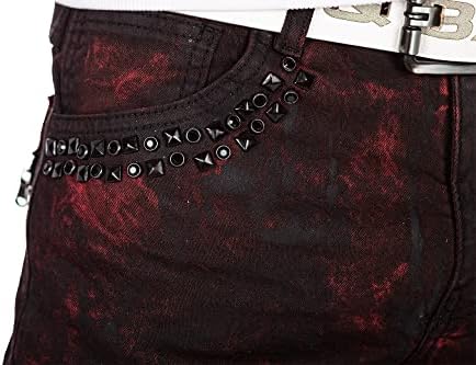 Cipo & Baxx Herren Jeans - Stylische Denim-Mode mit hohem Markantzen Detail | Regular & Slim Fit für Männer | Stonewashe