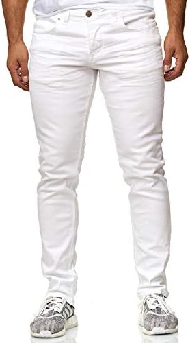 Reslad Jeans-Herren Slim Fit Basic Style Stretch-Denim Jeggings RS-2063
