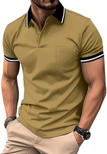 SwissWell 5er Pack Herren Polo T-Shirt Atmungsaktiv leicht Golfessen