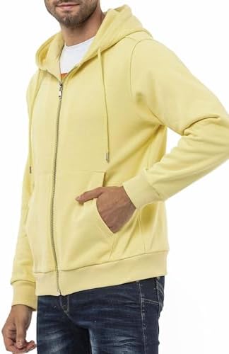 Cipo & Baxx Herren Sweatjacke Hoodie Serie - Stylischer Pullover im Modernen Casual Streetwear Stil für den Alltag, Frei