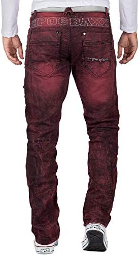 Cipo & Baxx Herren Jeans - Stylische Denim-Mode mit hohem Markanten_design | Regular & Slim Fit | Stonewashed Effect des