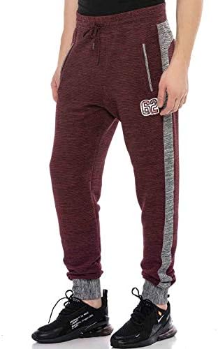 Cipo & Baxx Herren Jogginghose Series - Bequeme Freizeithose mit sportlichem Schnitt und modischem Design für Alltagsgeb