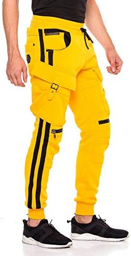 Cipo & Baxx Herren Jogginghose Series - Bequeme Freizeithose mit sportlichem Schnitt und modischem Design für Alltagsgeb