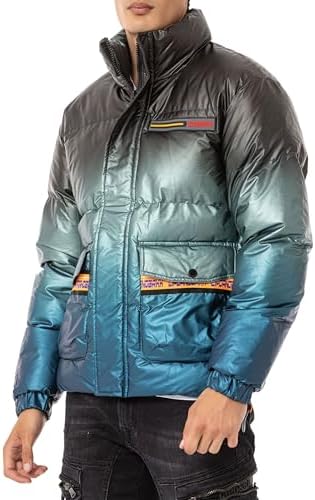 Cipo & Baxx Herren Mantel – Stylische Winterjacke mit warmem Innenfutter und abnehmbarer Kapuze für kalte Tage