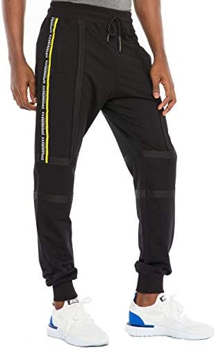 Cipo & Baxx Herren Jogginghose Series - Bequeme Freizeithose mit sportlichem Schnitt und modischem Design für Alltagsgeb