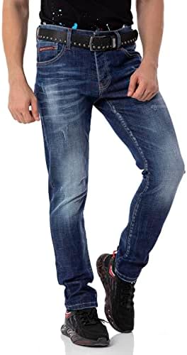 Cipo & Baxx Herren Stretch Jeanhose Slim Fit Trendig und bequem | Cipo & Baxx Männer Stretch Jeanshosen Slim Fit Premiu