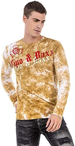 Cipo & Baxx Herren Sweatshirt Series – Stylischer Pullover für Streetwear Lovers – Bequemer Rundhalseinheitsprint Sweate