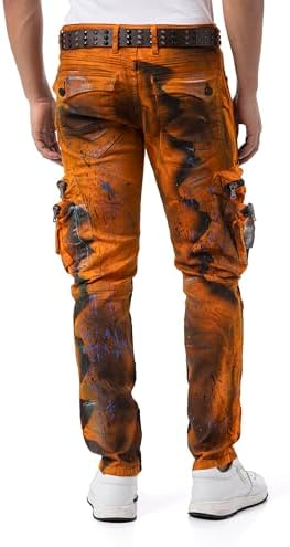 Cipo & Baxx Herren Jeans - Robuste Denim-Hose im Urban Style für Robuste Herren zum Arbeiten und Spielen (DE/NL/SE/PL, 3