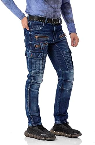 Cipo & Baxx Herren Stretch Jeanhose Slim Fit Trendig und bequem | Cipo & Baxx Männer Stretch Jeanshosen Slim Fit Premiu