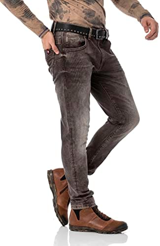 Cipo & Baxx Herren Stretch Jeanhose Slim Fit Trendig und bequem | Cipo & Baxx Männer Stretch Jeanshosen Slim Fit Premiu