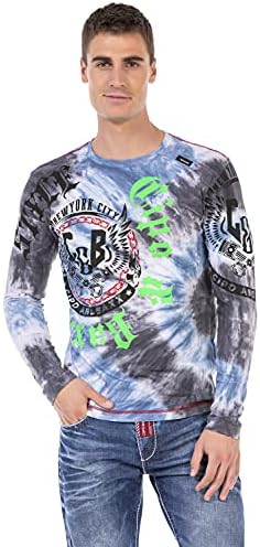 Cipo & Baxx Herren Sweatshirt Series – Stylischer Pullover für Streetwear Lovers – Bequemer Rundhalseinheitsprint Sweate