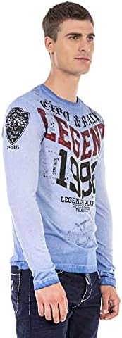 Cipo & Baxx Herren Sweatshirt Series – Stylischer Pullover für Streetwear Lovers – Bequemer Rundhalseinheitsprint Sweate