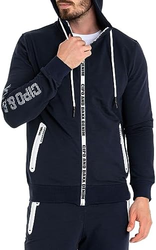Cipo & Baxx Herren Jogginganzug Series – Zweiteiliges Set aus Kapuzenjacke und Jogginghose für Sport- und Casual-User im