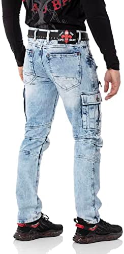 Cipo & Baxx Herren Stretch Jeanhose Slim Fit Trendig und bequem | Cipo & Baxx Männer Stretch Jeanshosen Slim Fit Premiu