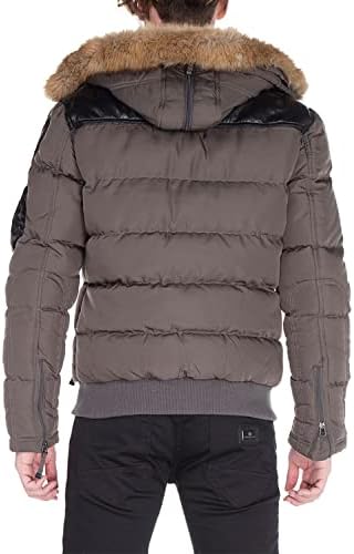 Stylische Winterjacke Herren Cipo & Baxx Series | Warme Winterjacke Herren Cipo & Baxx Series abnehmbarer Kapuze | Func
