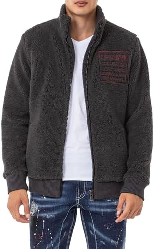 Cipo & Baxx Herren Sweatjacke Hoodie Serie - Stylischer Pullover im Modernen Casual Streetwear Stil für den Alltag, Frei