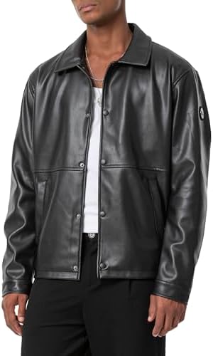 Redbridge Herren Kunst-Lederjacke für den Übergangssaison | Redbridge Männer Jacke Kunst-Lederqualität optimaler Wärmei