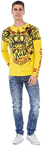 Cipo & Baxx Herren Sweatshirt Series – Stylischer Pullover für Streetwear Lovers – Bequemer Rundhalseinheitsprint Sweate