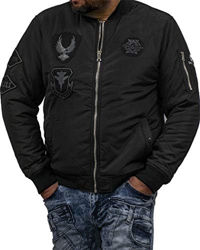 Stylische Winterjacke Herren Cipo & Baxx Series | Warme Winterjacke Herren Cipo & Baxx Series abnehmbarer Kapuze | Func