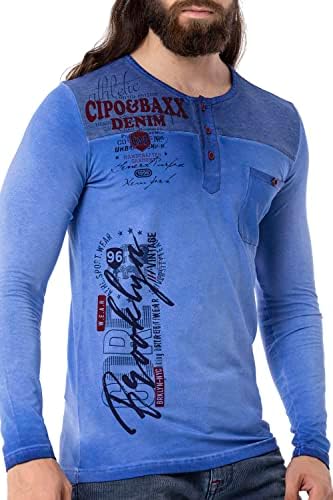 Cipo & Baxx Herren Sweatshirt Series – Stylischer Pullover im Modernen Streetwear Look – Bequemer Sweater für Alltag & F