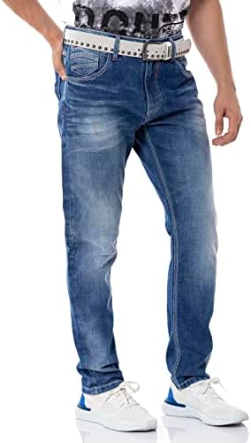 Cipo & Baxx Herren Stretch Jeanhose Slim Fit Trendig und bequem | Cipo & Baxx Männer Stretch Jeanshosen Slim Fit Premiu