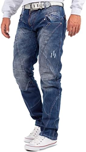 Cipo & Baxx Herren Jeans Regular Fit & Slim Fit - Stylische Denim für Männer mit Used Look & Reißverschlüssen | Perfect