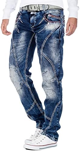 Cipo & Baxx Herren Jeans – Stylische Regular-Fit Denim mit Stone-Washed-Design & Used-Look | Bequeme & modische Jeans fü – Bild 64