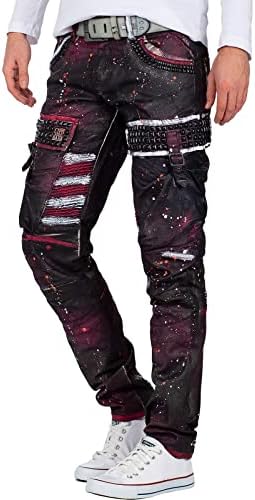 Cipo & Baxx Herren Jeans - Stylische Denim-Mode mit Slim-Fit & Regular-Fit für Individualisten im Bikerstyle!