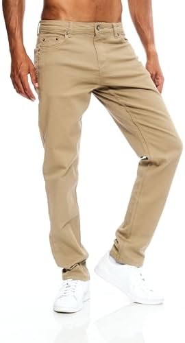 JEEL Herren-Jeans - Regular-Fit Straight-Cut - Stretch - Basic Washed - OEKO-TEX Standard 100