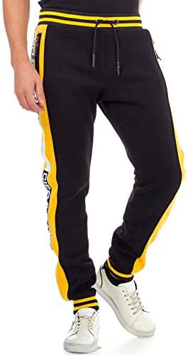 Cipo & Baxx Herren Jogginghose Series - Bequeme Freizeithose mit sportlichem Schnitt und modischem Design für Alltagsgeb