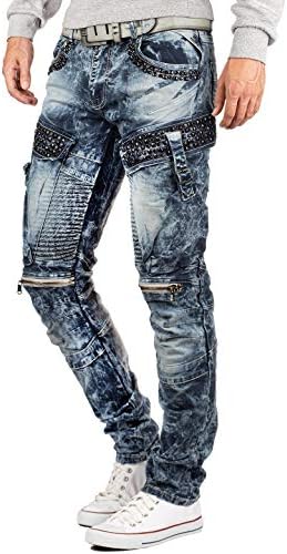 Cipo & Baxx Herren Jeans - Stylische Denim-Mode mit Slim-Fit & Regular-Fit für Individualisten im Bikerstyle!