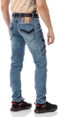 Cipo & Baxx Herren Stretch Jeanhose Slim Fit Trendig und bequem | Cipo & Baxx Männer Stretch Jeanshosen Slim Fit Premiu