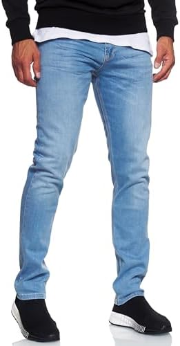 Premium Herren StretchSlim Fit Jeanshose Basics Cotton-Stretch Streetwear | Premium StretchSlim Fit Jeanshose für Herre